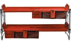 Disc-O-Bed Kid-O-Bunk Kinder Camping Stockbett Inkl. Seitentaschen Rot / Silber -Campingwelt Verkauf 378506 2375672 1