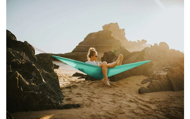 Amazonas Reisehängematte Travel Set Grün 2 Amazonas Reisehängematte Travel Set Grün – Bild 2