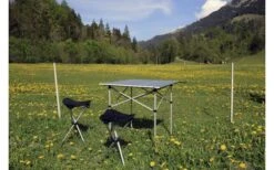 Basic Nature Travelchair Rolltisch Klein 70 X 70 Cm -Campingwelt Verkauf 504137 3331743