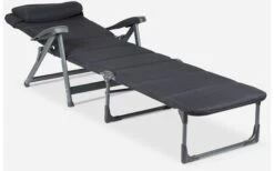 Crespo Lounger Air Deluxe Sonnenliege Schwarz