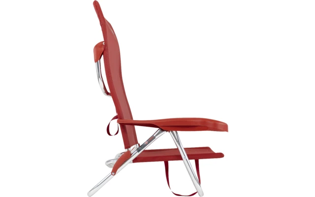 Crespo AL/221-M Beach Chair Strandstuhl Rot 2 Crespo AL/221-M Beach Chair Strandstuhl Rot – Bild 2