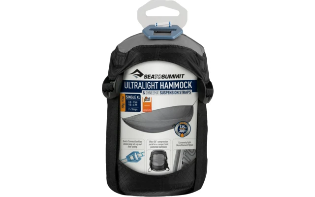Sea To Summit Hammock Set Ultralight Hängemattenset Single Grau 7 Sea To Summit Hammock Set Ultralight Hängemattenset Single Grau – Bild 7